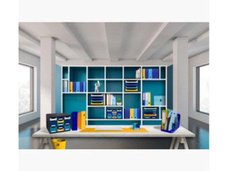 EXACOMPTA Porte-revues MAG-CUBE Bee Blue, A4+, bleu clair
