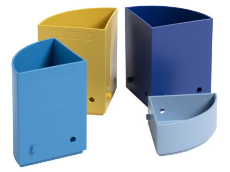 EXACOMPTA Multipot à crayons THE QUARTER Bee Blue, assorti