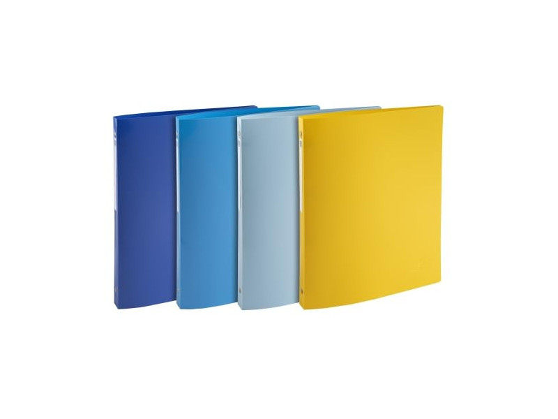 EXACOMPTA Classeur à anneaux Bee Blue, A4, 4 anneaux
