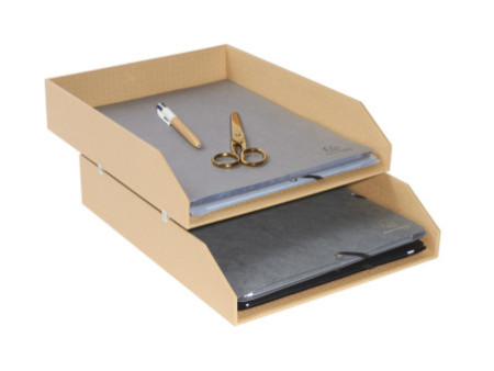 EXACOMPTA Set de corbeilles à courrier Office by Me, beige