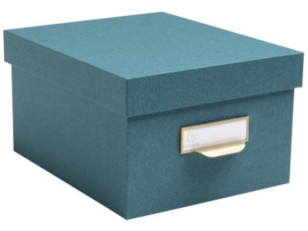 EXACOMPTA Lot de 3 boîtes gigogne Office by Me, bleu canard