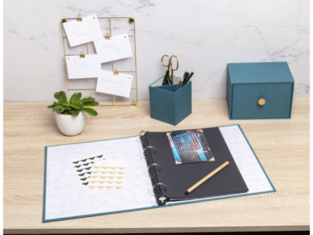 EXACOMPTA Album photos Office by Me, 260 x 320 mm, bleu
