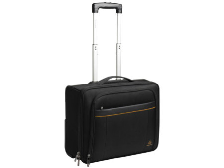EXACOMPTA Trolley de voyage ECO, polyester, noir