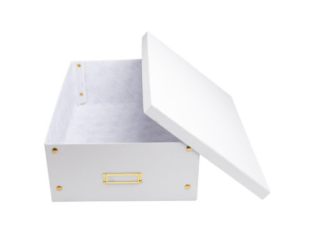 EXACOMPTA Boîte de rangement Neo Deco, A3+, blanc