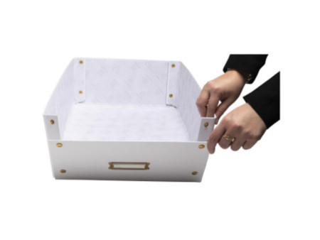 EXACOMPTA Boîte de rangement Neo Deco, A3+, blanc