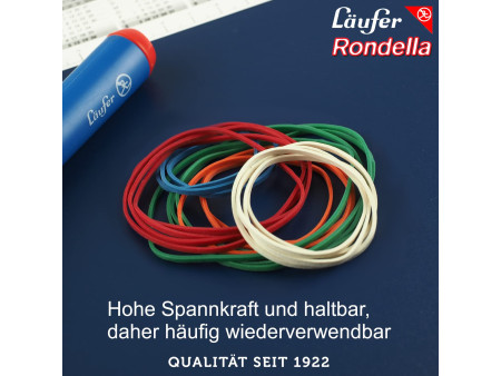 Läufer Bracelets élastiques RONDELLA en sachet, assorti,50 g