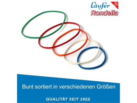 Läufer Bracelets élastiques RONDELLA en sachet, assorti,50 g