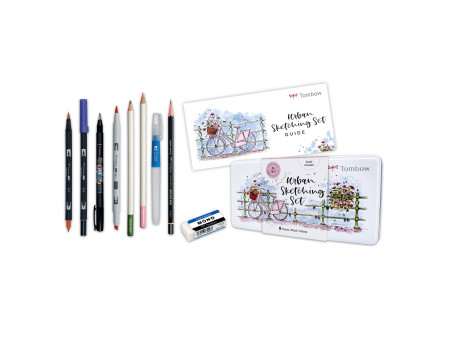 TOMBOW Kit Urban Sketching, 10 pièces