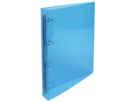EXACOMPTA Classeur à anneaux, PP, 4 anneaux, A4, assorti