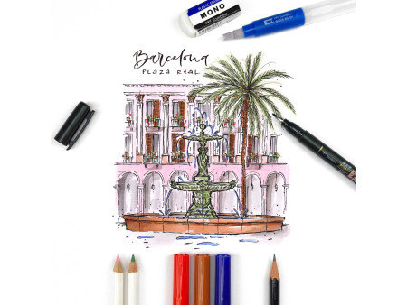TOMBOW Kit Urban Sketching, 10 pièces