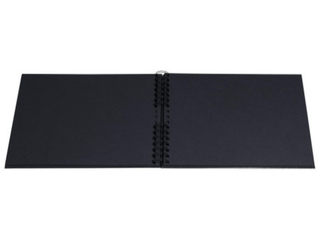 EXACOMPTA Album photo à spirale Graphik, 320 x 220 mm, noir