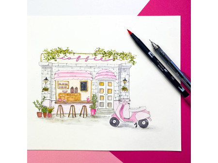 TOMBOW Kit Urban Sketching, 10 pièces