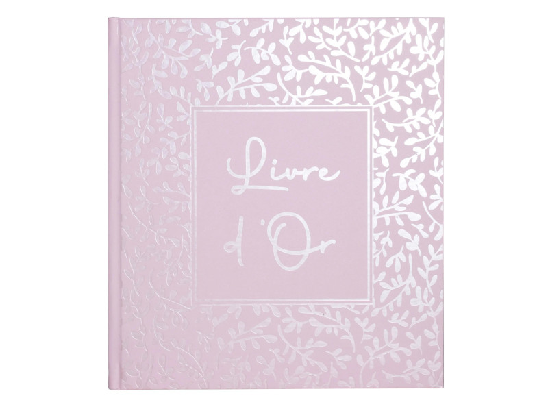 EXACOMPTA Livre d'Or AutentiK, 190 x 210 mm, rose candy