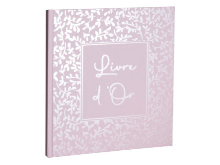 EXACOMPTA Livre d'Or AutentiK, 190 x 210 mm, rose candy
