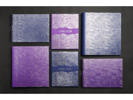 EXACOMPTA Livre d'Or Japan, 220 x 270 mm, violet