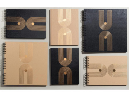 EXACOMPTA Livre d'Or Graphik, 220 x 270 mm, kraft