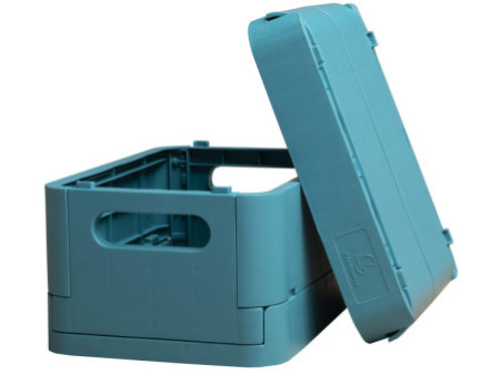 EXACOMPTA Boîte de rangement Smart Case Mini, bleu pacifique