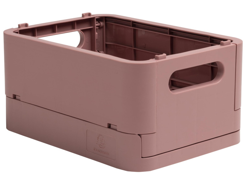 EXACOMPTA Boîte de rangement Smart Case Mini, vieux rose