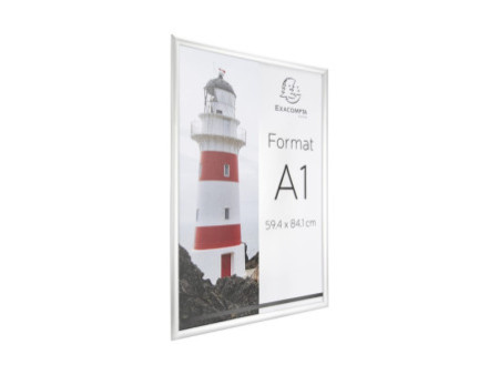 EXACOMPTA Cadre porte-affiche en aluminium, A1, argent