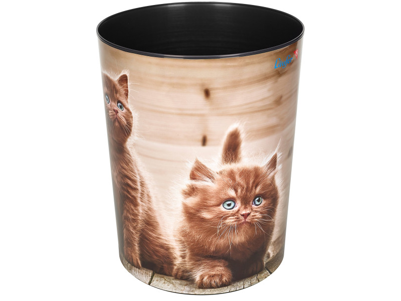Läufer Corbeille à papier 'chats fouineurs'
