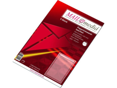 MAILmedia pochette d'expédition avec dos carton, C4, blanc
