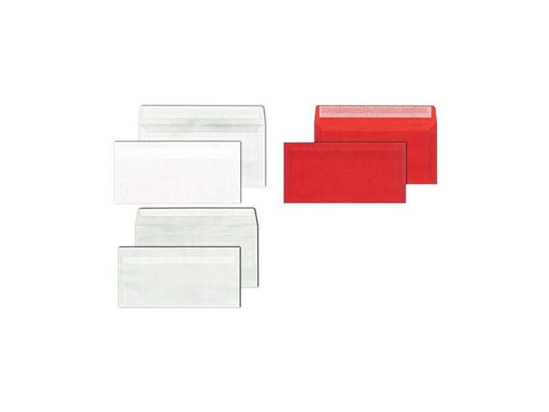 MAILmedia Enveloppe DL, satin transparent, adhésive