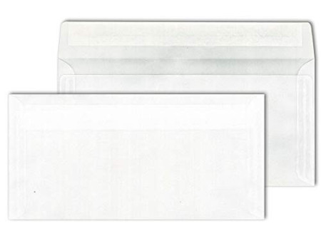 MAILmedia Enveloppe DL, satin transparent, adhésive