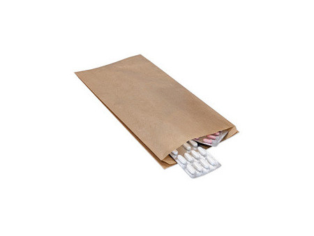 MAILmedia Sachet à soufflet, 100 x 40 x 600 mm, marron