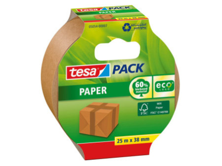 tesa tesapack PAPER ecoLogo ruban adhésif, 38 mm x 25m