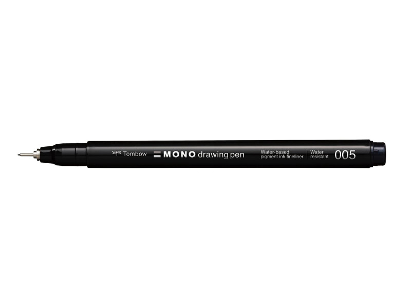 Tombow Feutre fin MONO drawing pen, largeur de tracé 005
