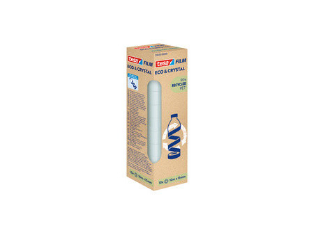 tesa Film ECO & CRYSTAL, 19 mm x 66 m, transparent