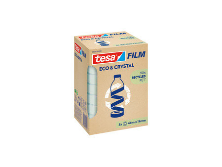 tesa Film ECO & CRYSTAL, 15 mm x 10 m, transparent