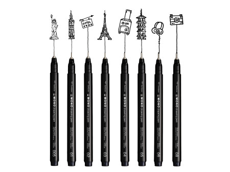 Tombow Feutre fin MONO drawing pen, largeur de tracé 005