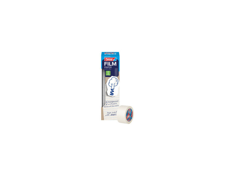 tesa Film PAPER, transparent, 19 mm x 10 m, Office Box