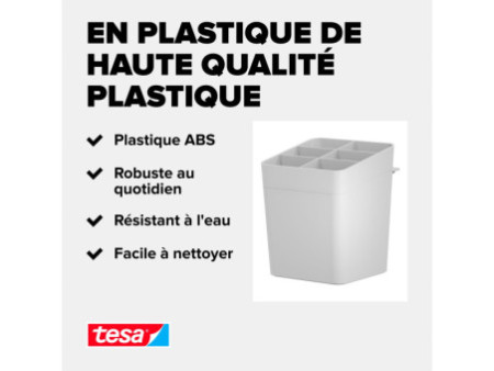 tesa KITCHEN Pot à ustensiles, blanc
