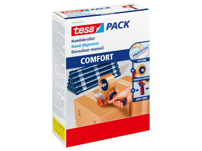 tesa tesapack Dévidoir COMFORT 6400 ruban adhésif emballage