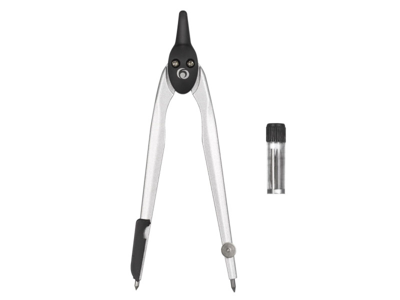 herlitz Boîte de compas 2 pièces, noir