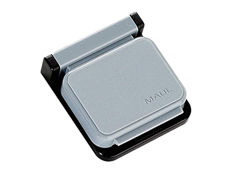MAUL Clip magnétique S, pour fixer les informations, gris