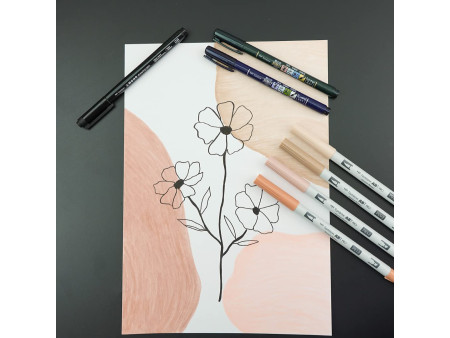 Tombow Feutre fin MONO drawing pen, largeur de tracé 005