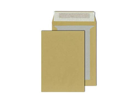 MAILmedia Pochettes avec dos en carton C5, sans fenêtre,