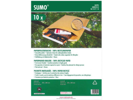 MAILmedia Pochette d'expédition rembourrée en papier SUMO