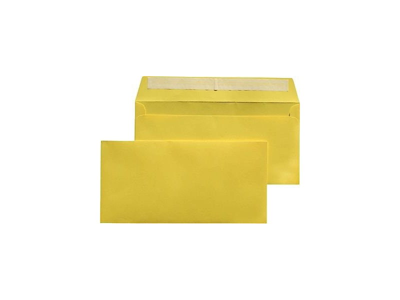 MAILmedia Enveloppes C6/5, sans fenêtre, jaune