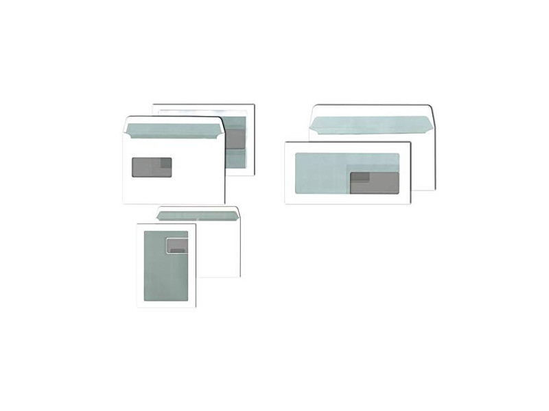 MAILmedia enveloppe à fenêtre de vue,C6/5, 114 x 229 mm