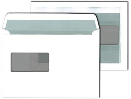 MAILmedia enveloppe à fenêtre de vue,C6/5, 114 x 229 mm