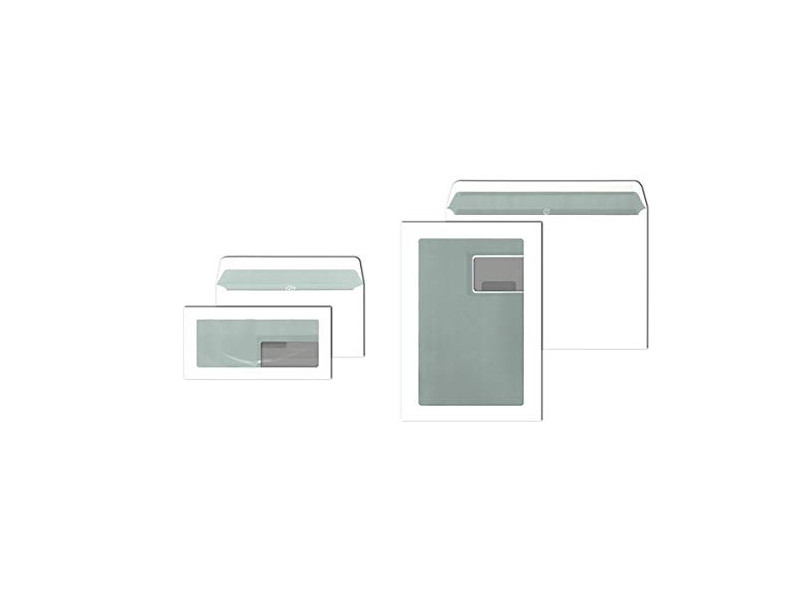 MAILmedia enveloppe à fenêtre de vue, C6/5, 114 x 229 mm
