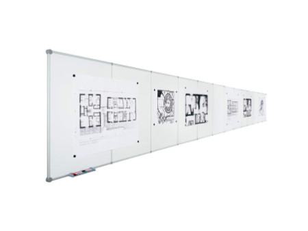 MAUL Tableau Blanc continu, extension, format paysage