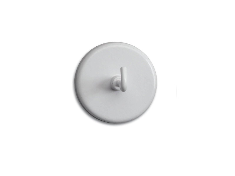 MAUL Crochet magnétique, diamètre: 47 mm, blanc