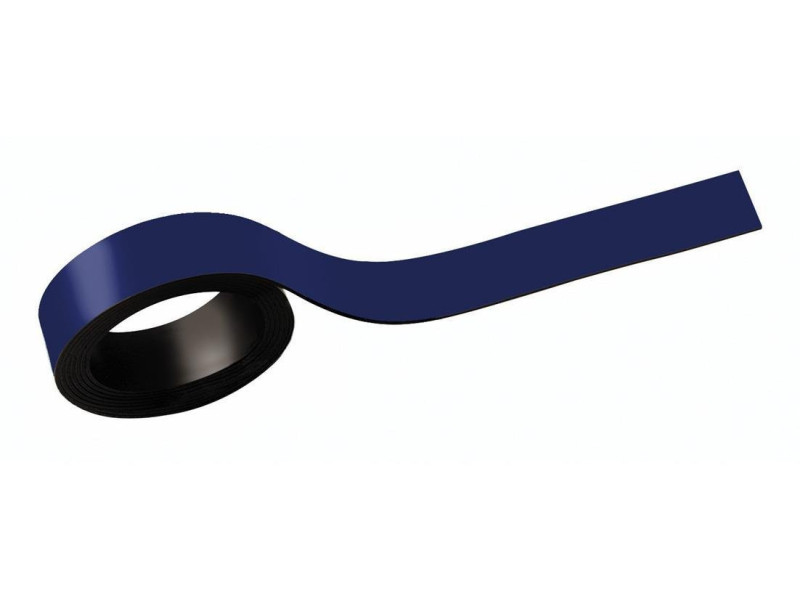 MAUL Bandes magnétiques, (l)15 mm x (L)1.000 mm, bleu