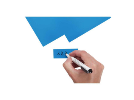 MAUL Plaquette magnétique, (L)200 x (H)300 mm, bleu