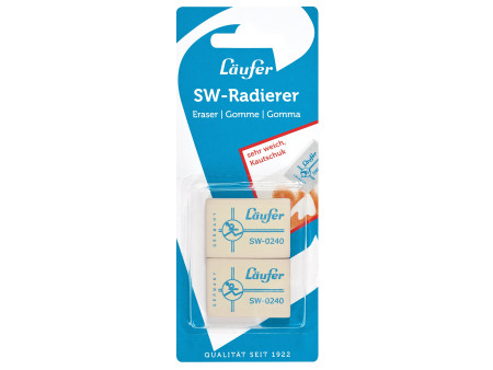 Läufer gomme en caoutchouc SW240, carte blister de 2